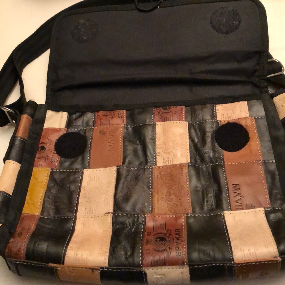 Leather Patchwork Handbag - image 2